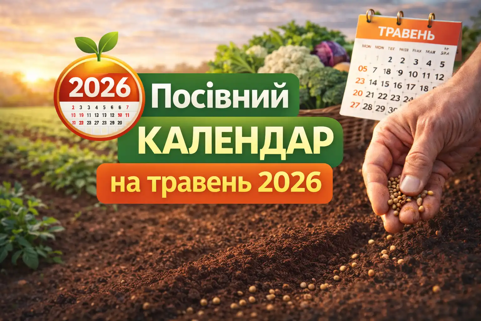Посівний календар на травень 2026 - RODA.Media