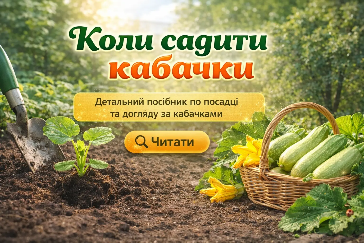 Коли садити кабачки у 2026 році - Roda.Media