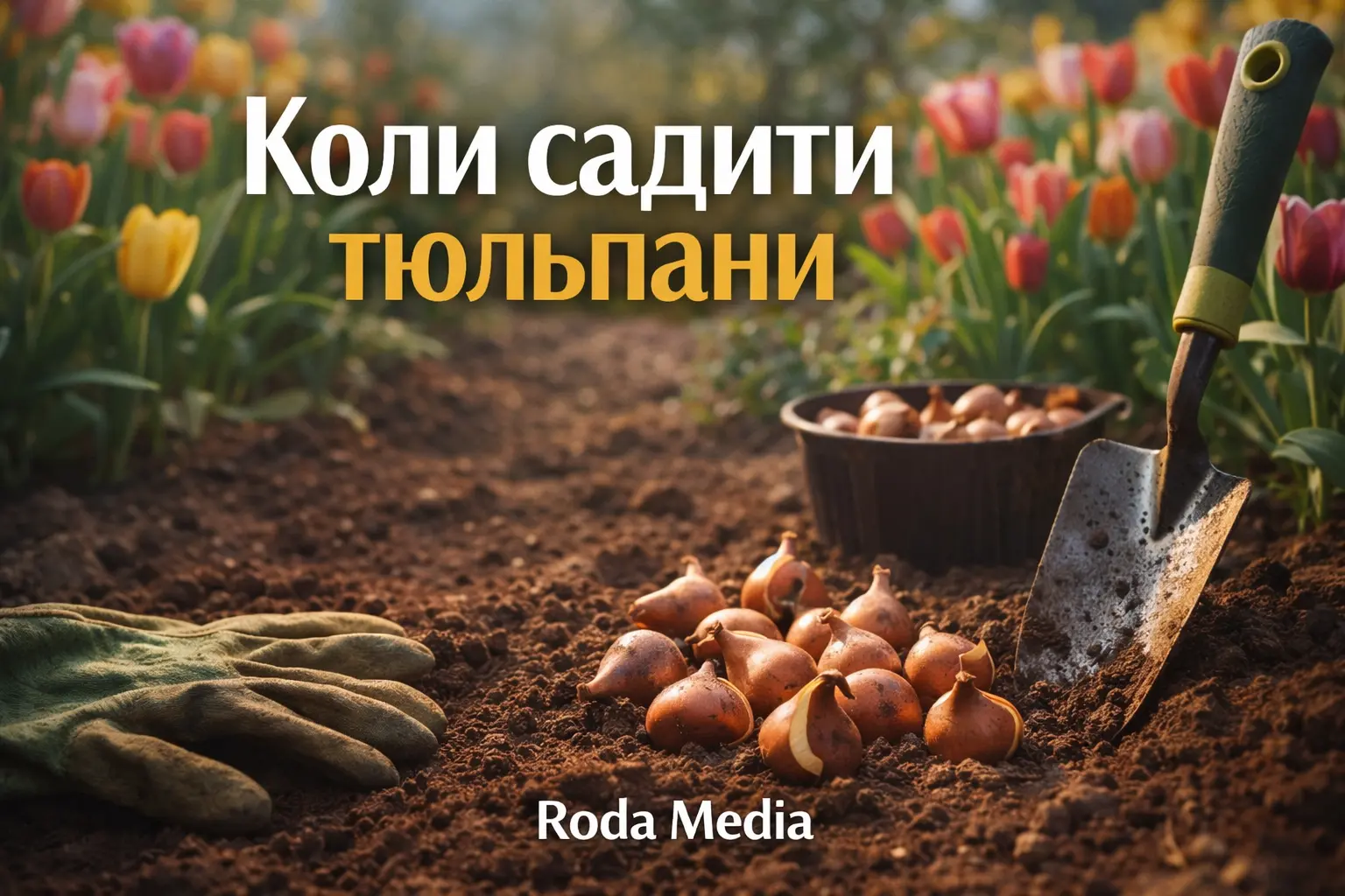 Коли садити тюльпани у 2026 році - Roda Media