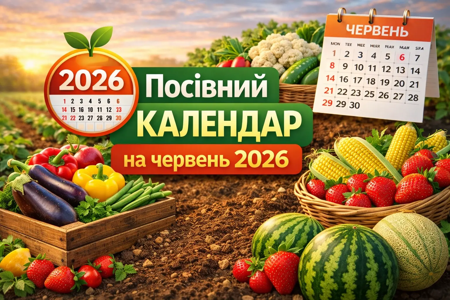 Посівний календар на червень 2026 - RODA.Media