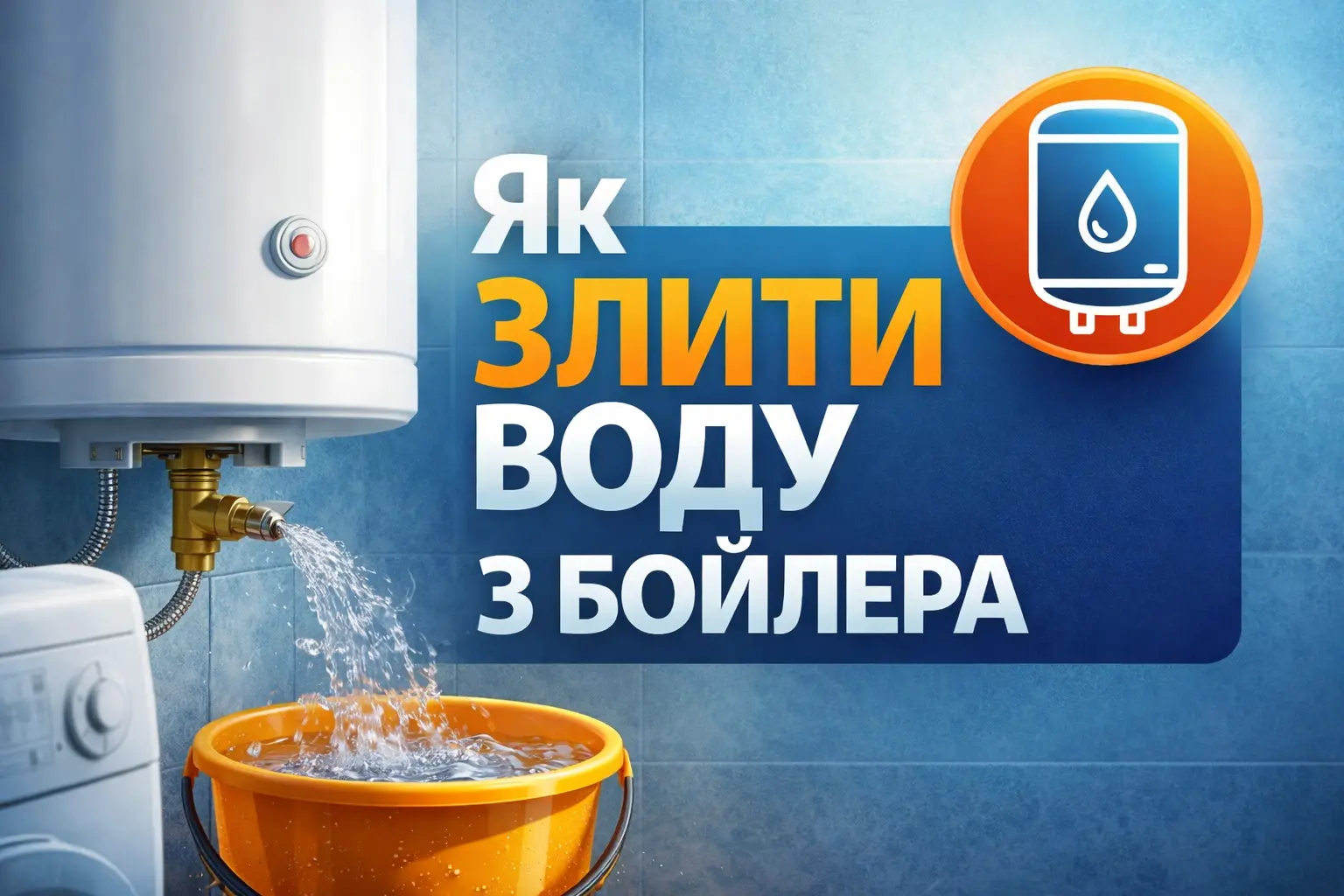 Як злити воду з бойлера - RODA.Media