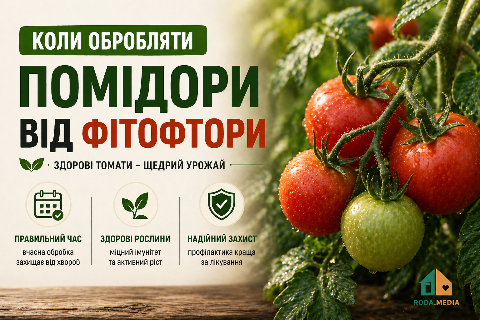 Коли обробляти помідори від фітофтори - Roda Media
