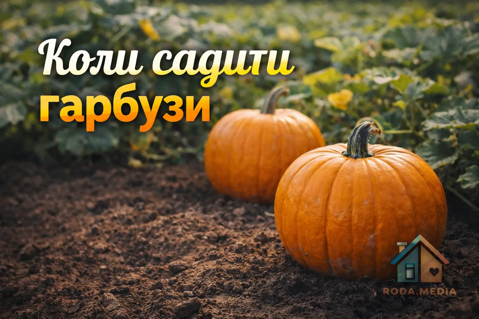 Коли садити гарбузи в 2026 році - Ukraine Daily
