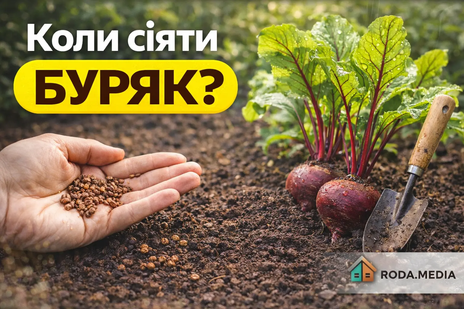 Коли сіяти буряк у відкритий ґрунт 2026 - Roda Media