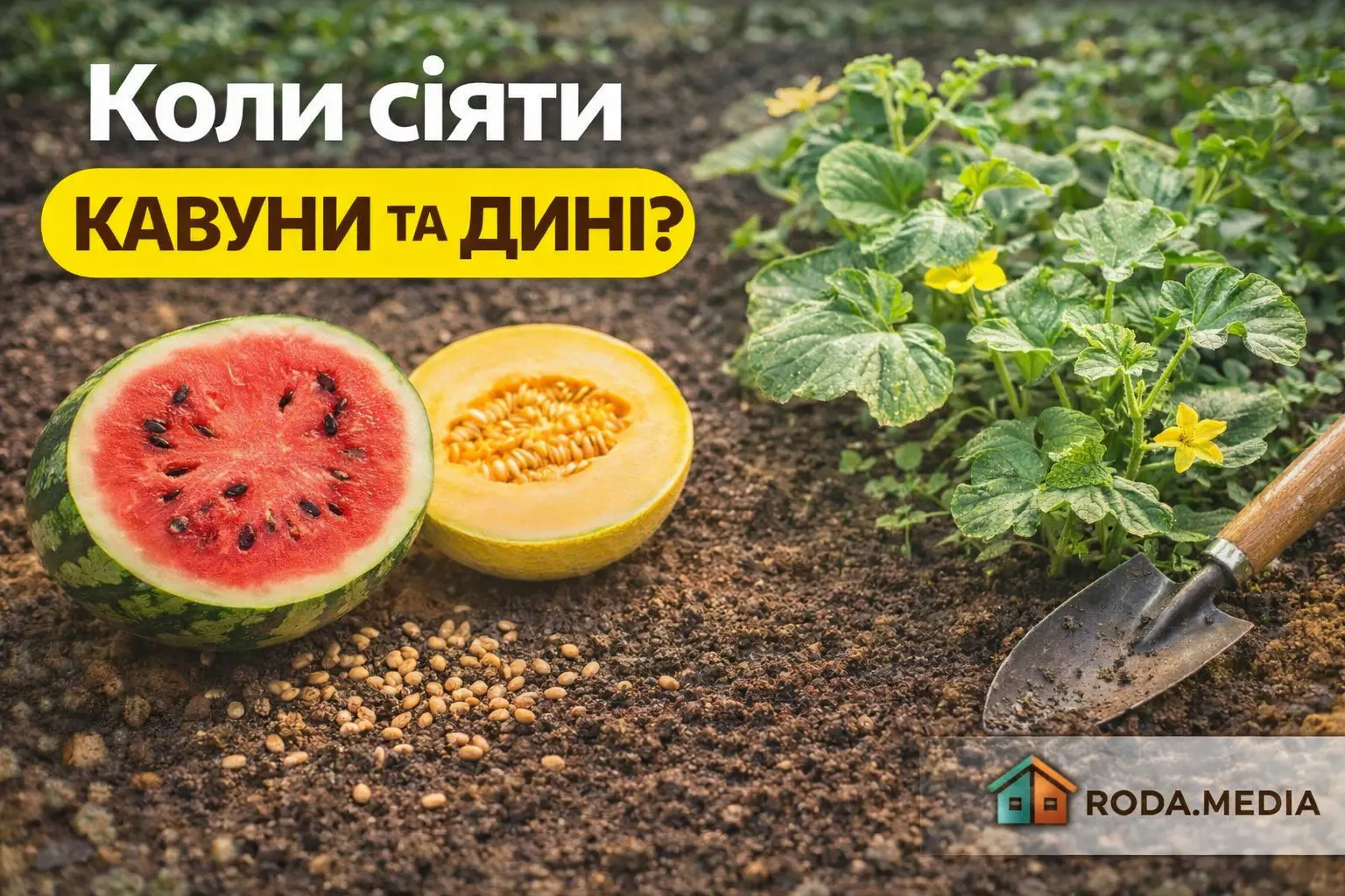 Коли сіяти кавуни та дині - Roda Media