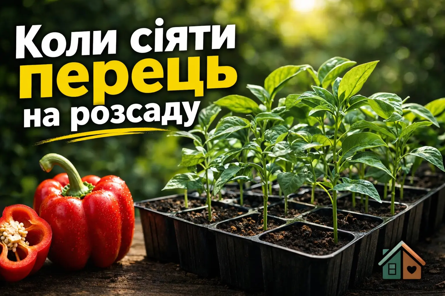 Коли сіяти перець на розсаду в 2026 році - Roda Media