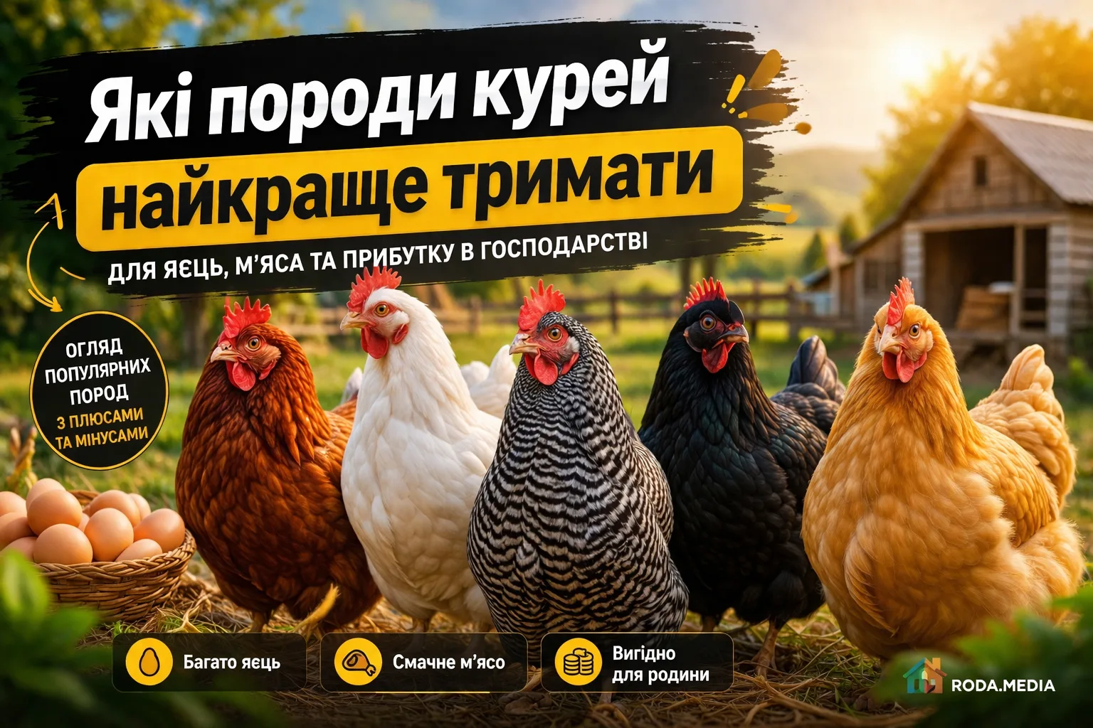 Які породи курей найкраще тримати в 2026 році - Ukraine Daily