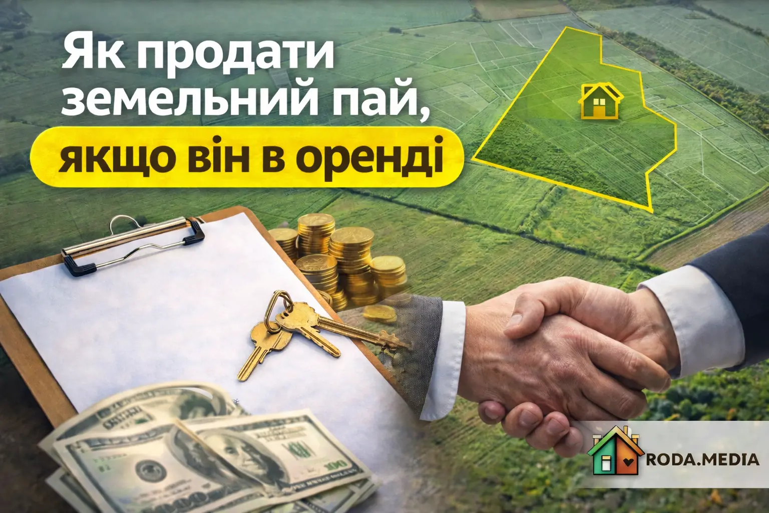 Як продати земельний пай, якщо він в оренді - Roda Media
