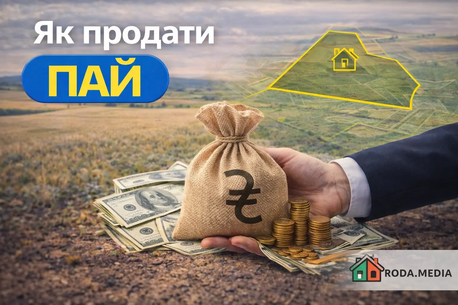 Як продати земельний пай - Roda Media