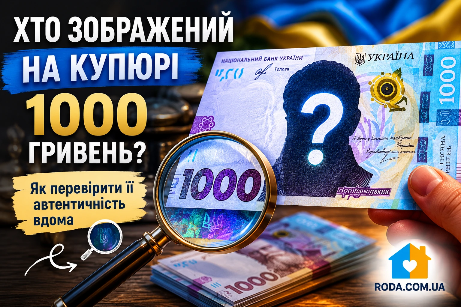 Хто зображений на купюрі 1000 гривень - Roda Media