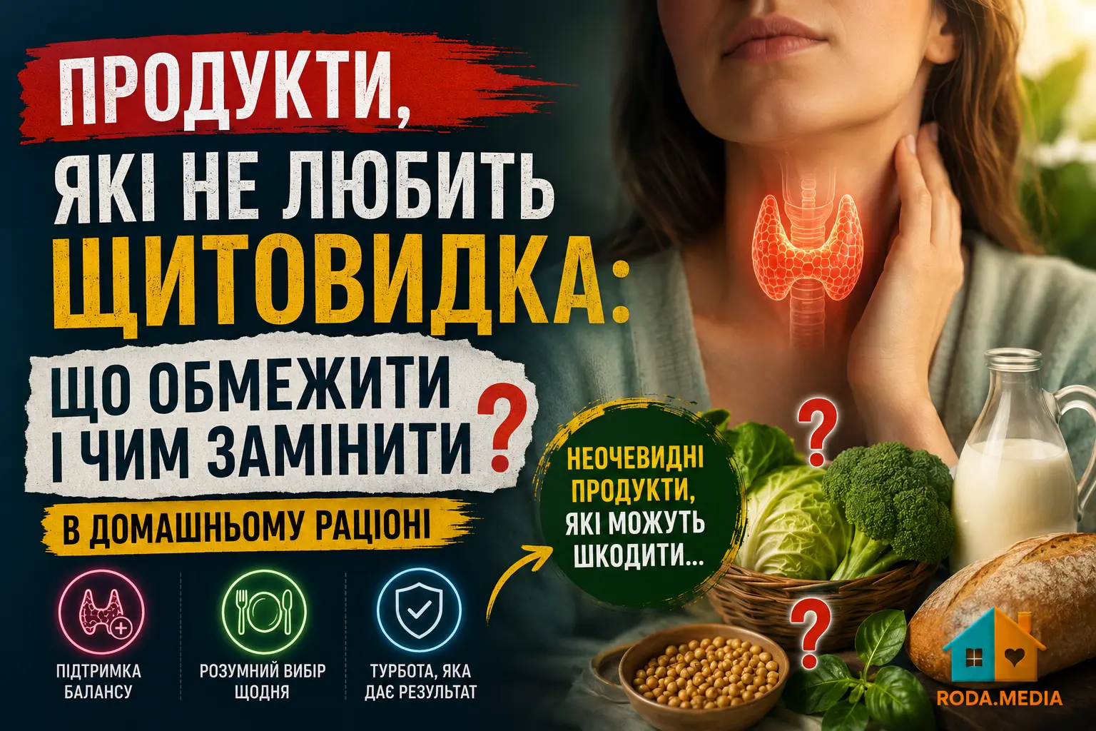 Продукти, які не любить щитовидка - Ukraine Daily