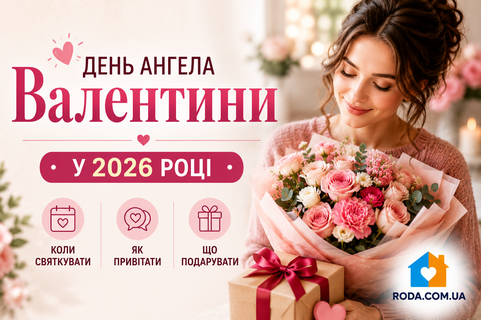 День ангела Валентини: коли святкувати, як привітати і що подарувати у 2026 році - Roda Media