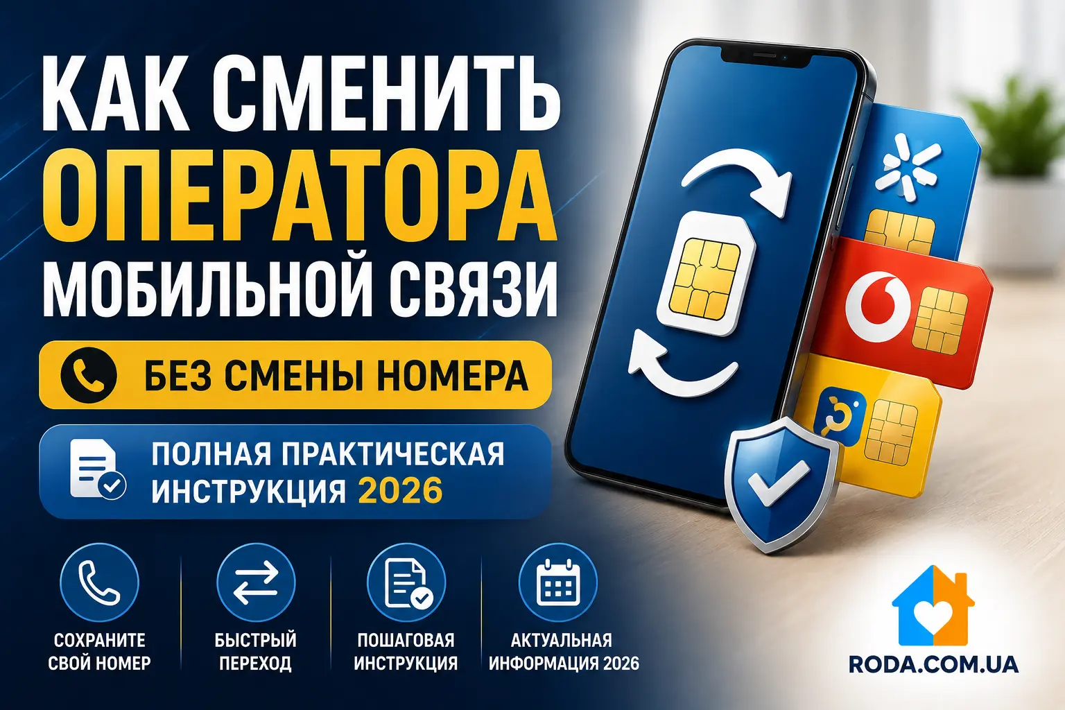 Как сменить оператора мобильной связи, не меняя номер - Roda Media